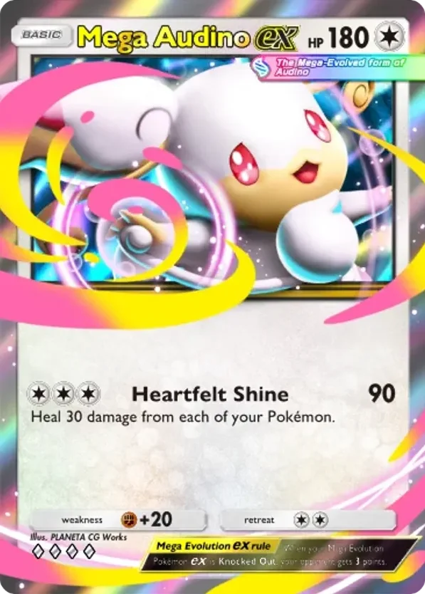 Mega Audino ex · Pulsing Aura
