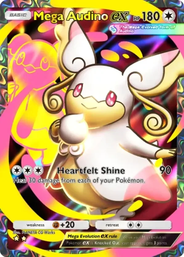 Mega Audino ex · Pulsing Aura