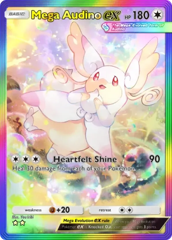 Mega Audino ex · Pulsing Aura