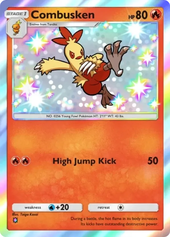 Combusken · Pulsing Aura