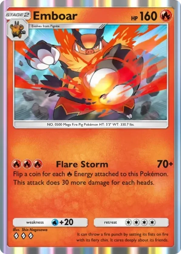 Emboar · Pulsing Aura