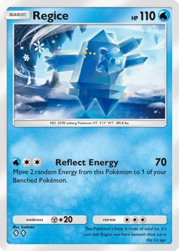 Regice · Pulsing Aura