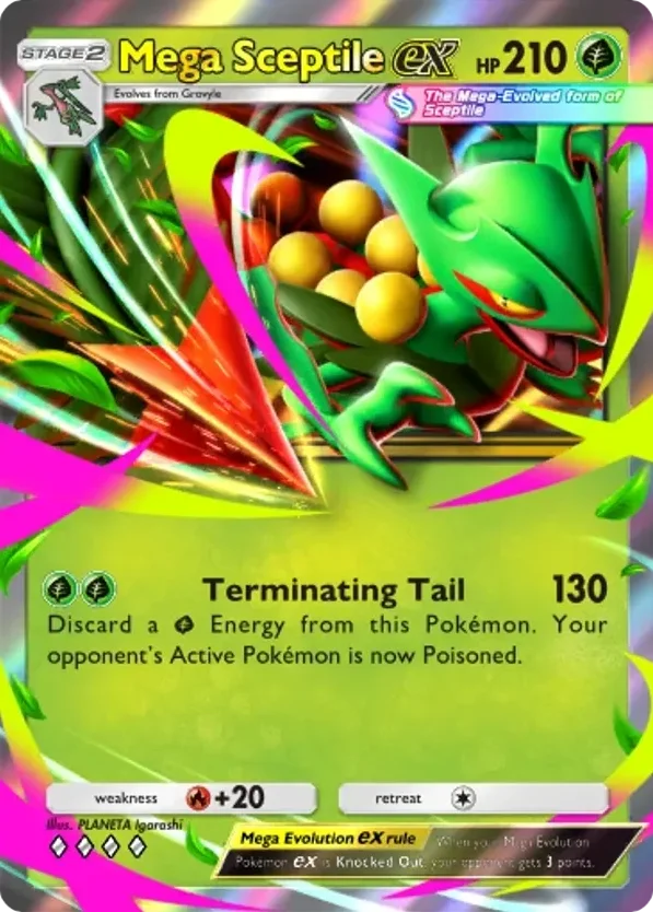 Mega Sceptile ex · Pulsing Aura