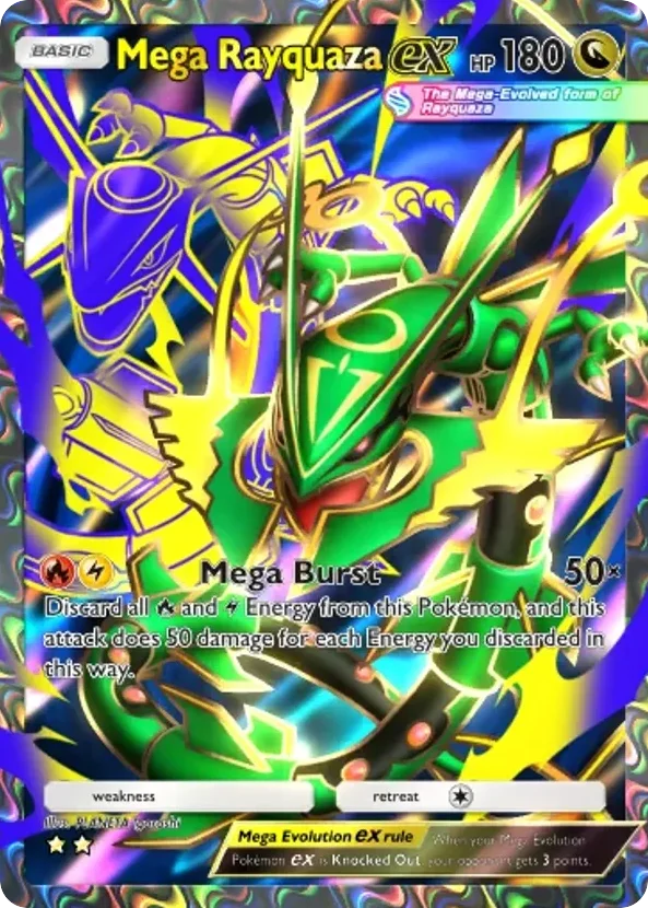 Mega Rayquaza ex · Ruler of the Skies