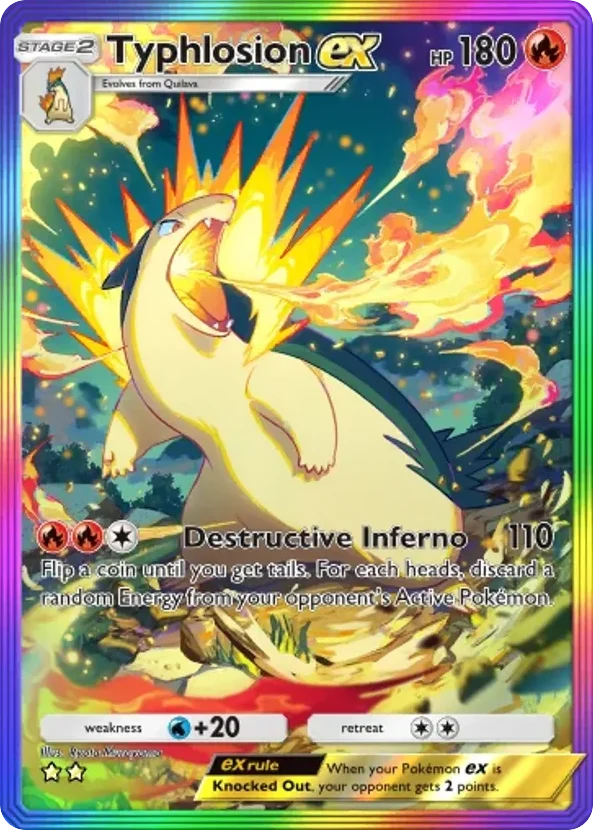 Typhlosion ex · Ruler of the Skies