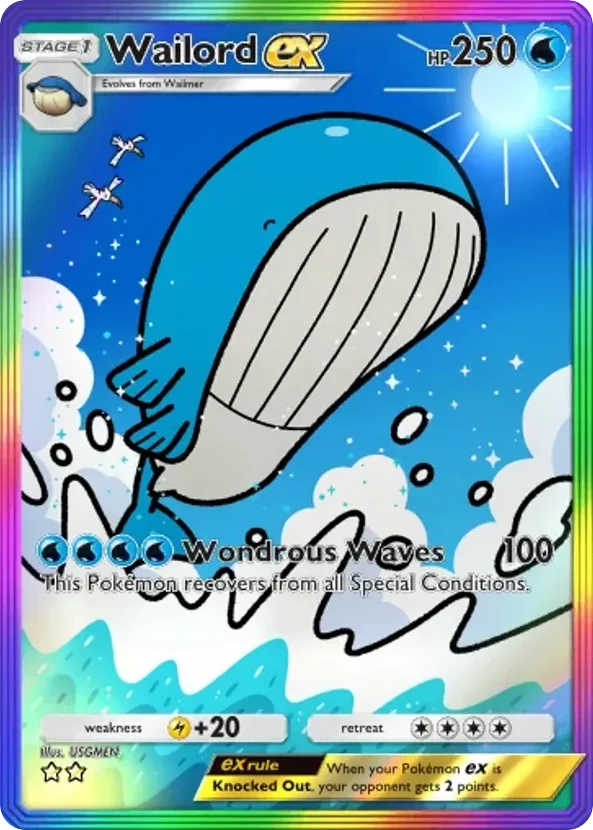 Wailord ex · Ruler of the Skies