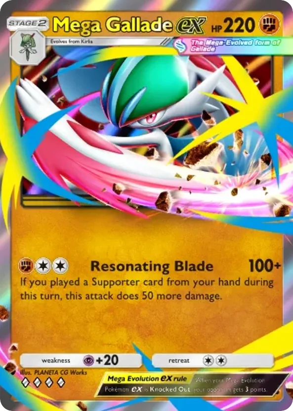 Mega Gallade ex · Ruler of the Skies