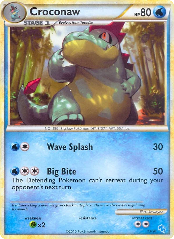 Croconaw · HGSS Trainer Kit Gyarados
