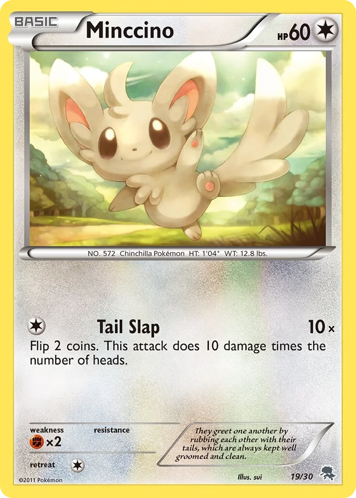 Minccino · BW Trainer Kit Zoroark