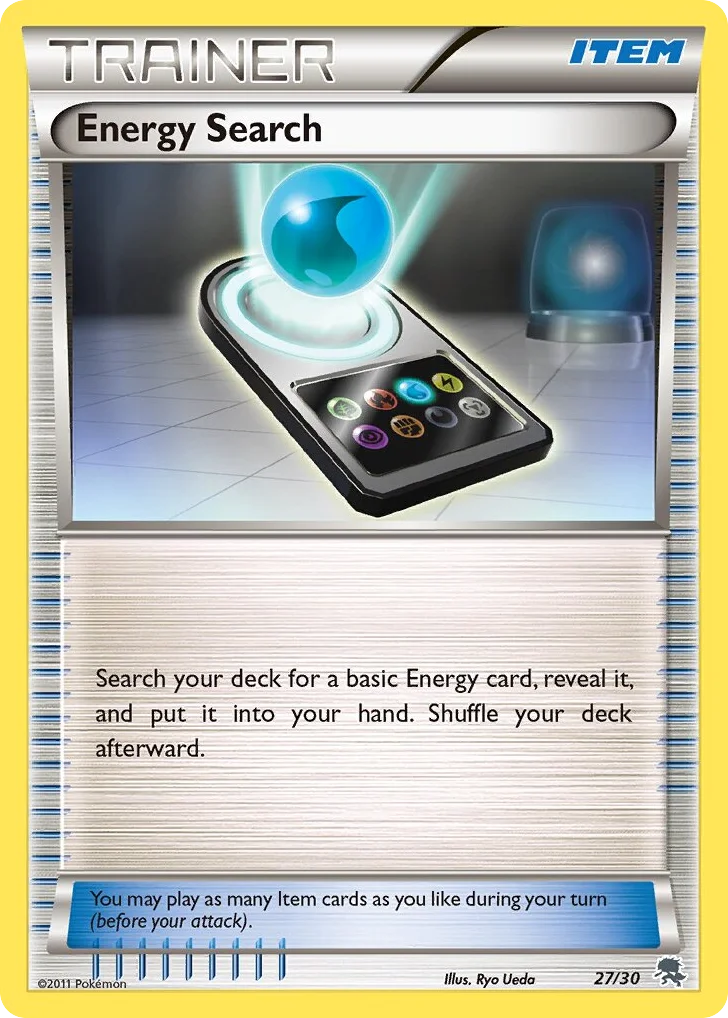 Energy Search · BW Trainer Kit Zoroark