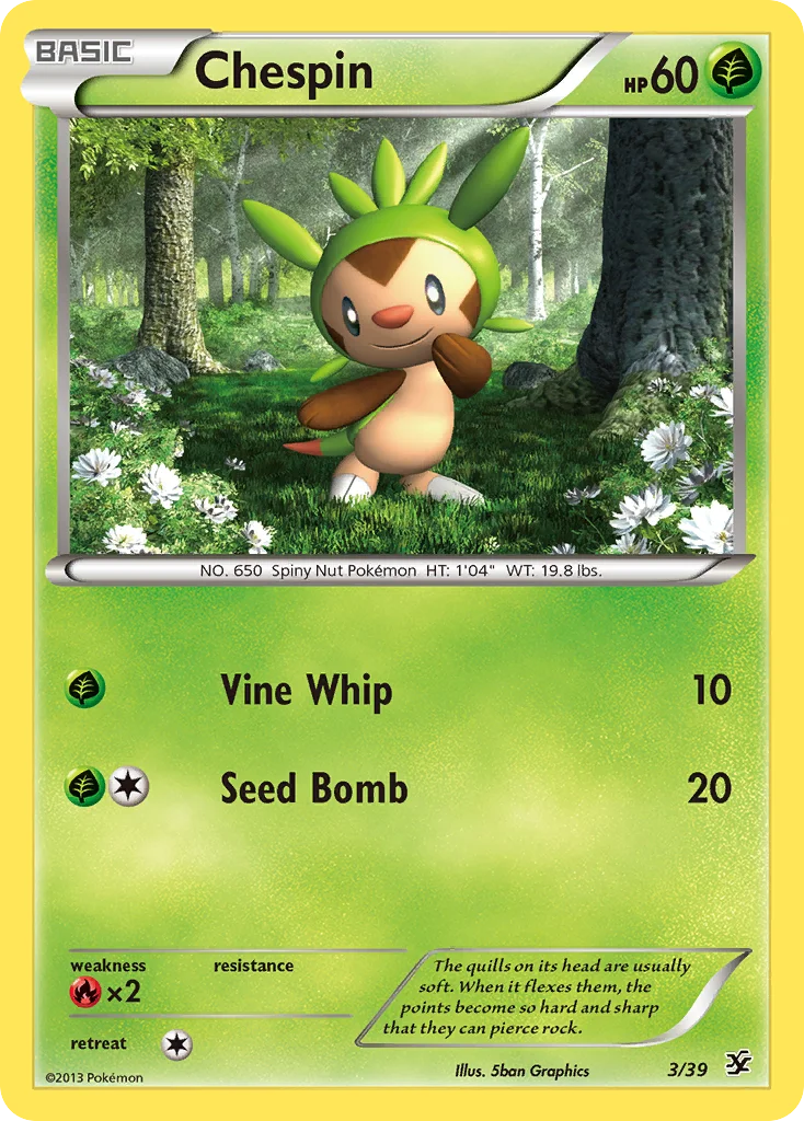 Chespin · Kalos Starter Set
