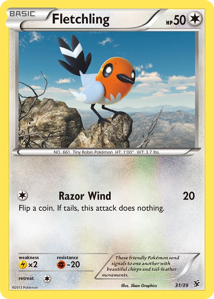 Fletchling · Kalos Starter Set