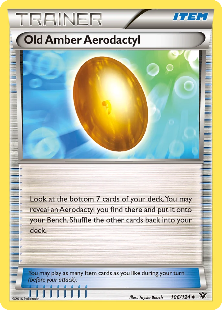 Old Amber Aerodactyl · Fates Collide