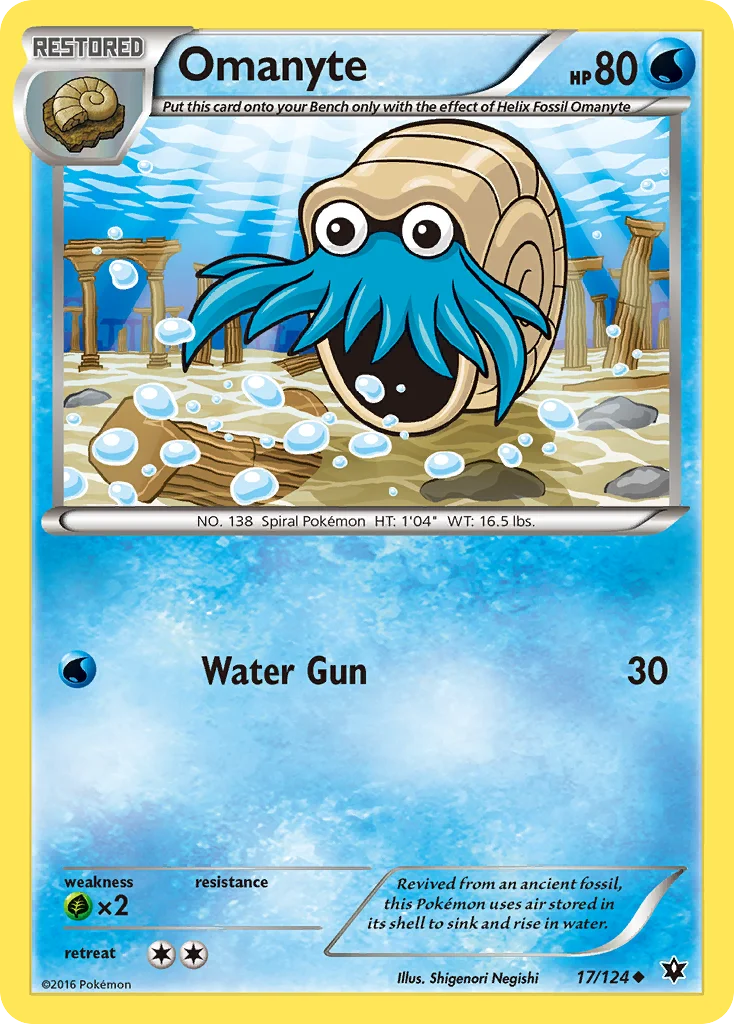 Omanyte · Fates Collide