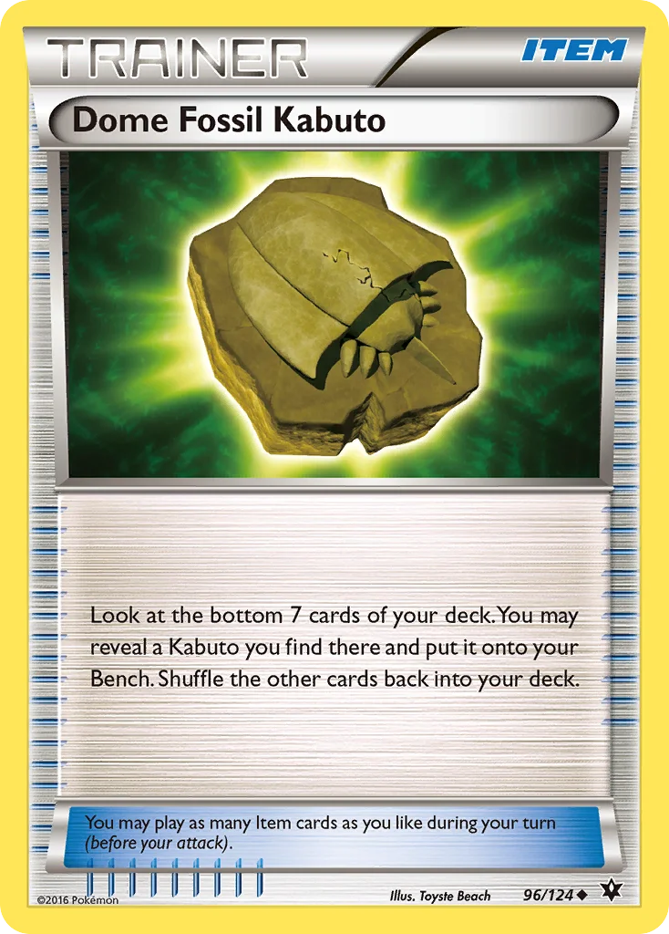 Dome Fossil Kabuto · Fates Collide