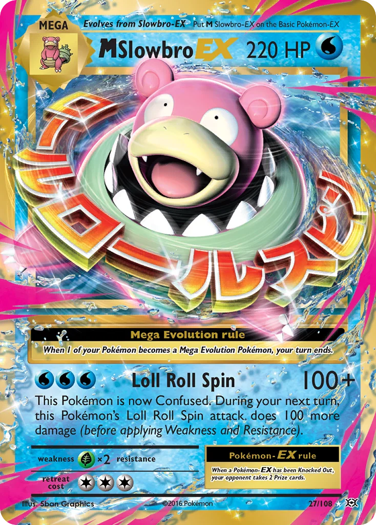 M Slowbro-EX · Evolutions