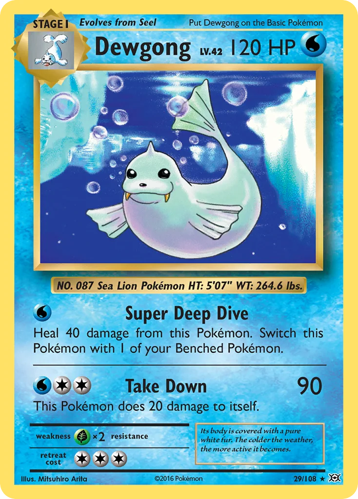 Dewgong · Evolutions