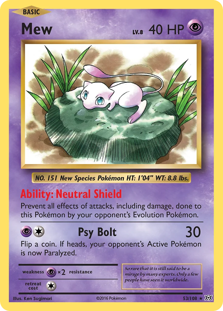 Mew · Evolutions