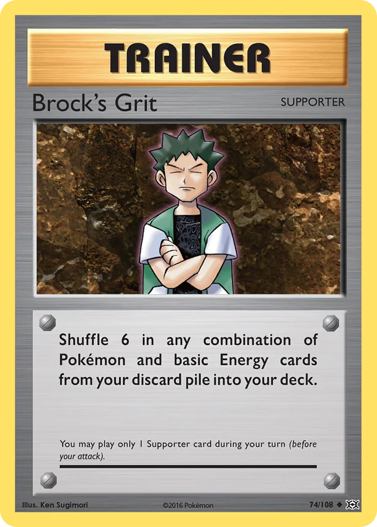 Brock's Grit · Evolutions