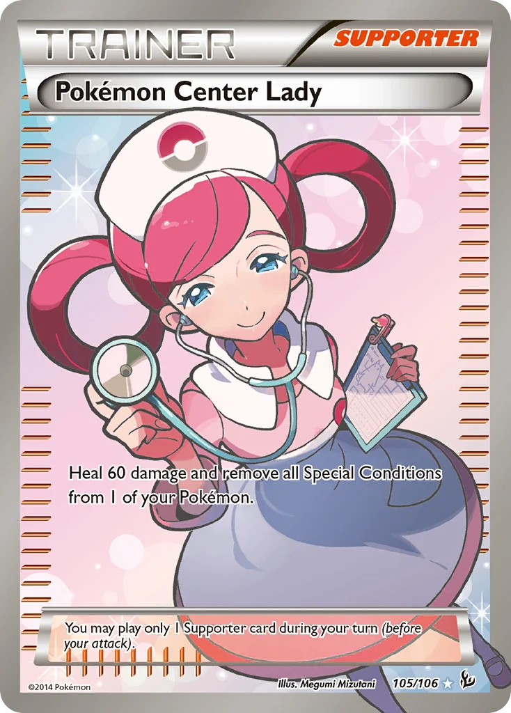 Pokémon Center Lady · Flashfire