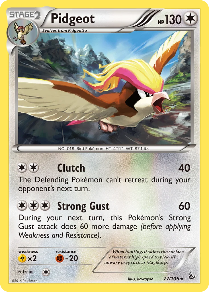Pidgeot · Flashfire