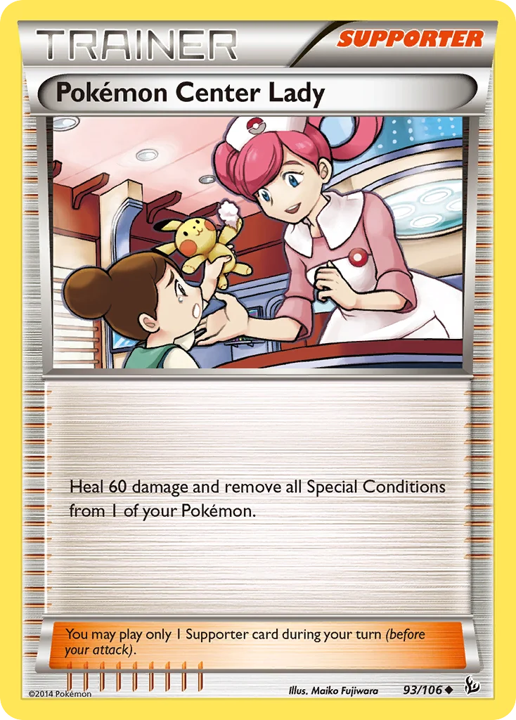 Pokémon Center Lady · Flashfire