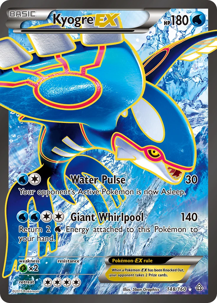 Kyogre-EX · Primal Clash