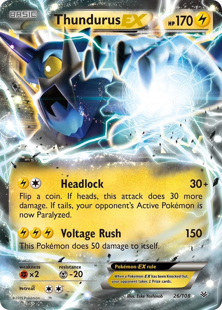 Thundurus-EX · Roaring Skies