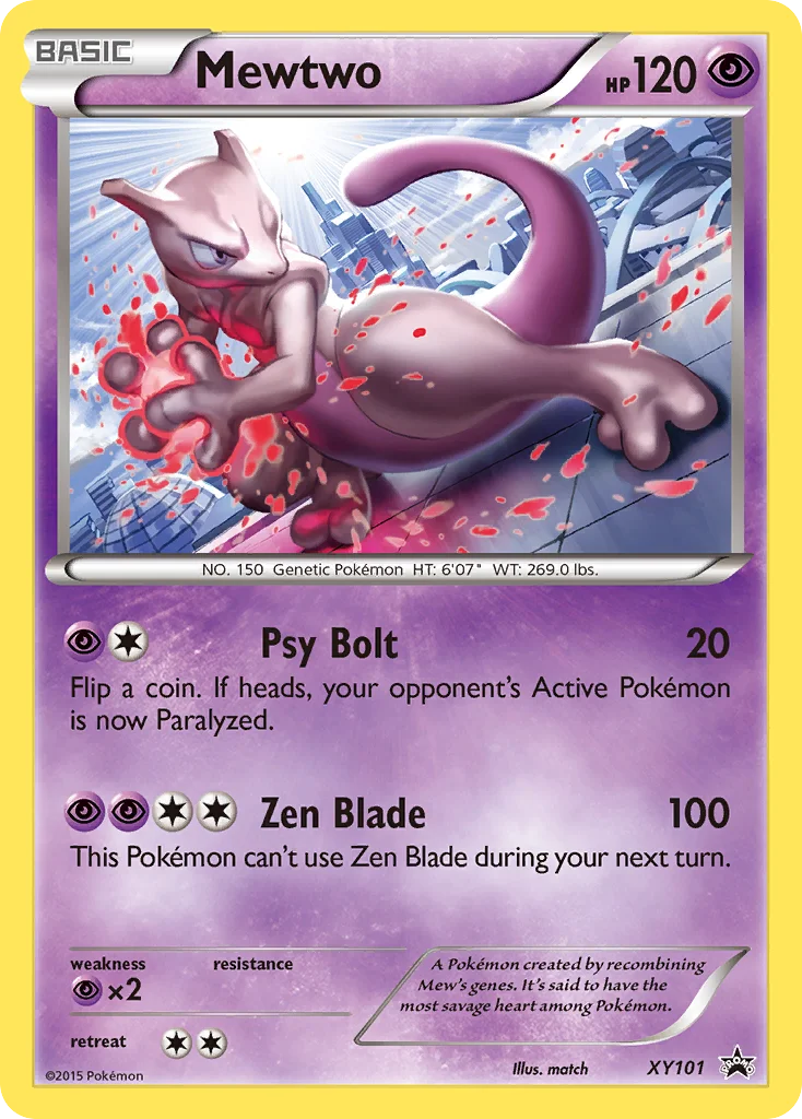 Mewtwo · XY Black Star Promos