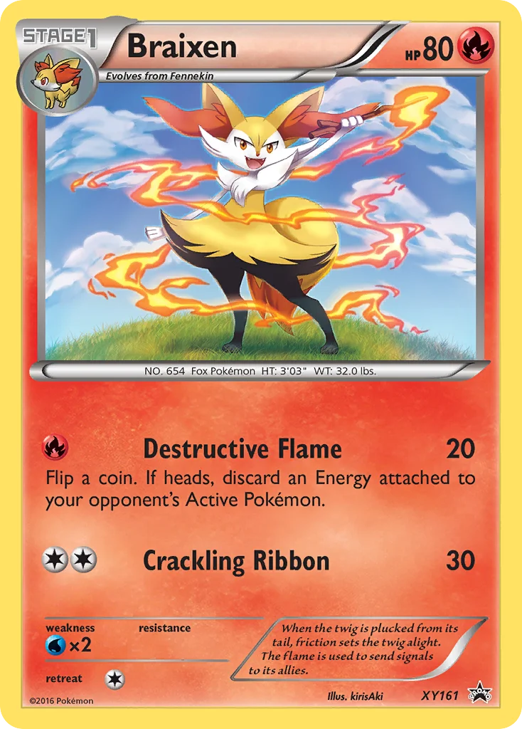 Braixen · XY Black Star Promos