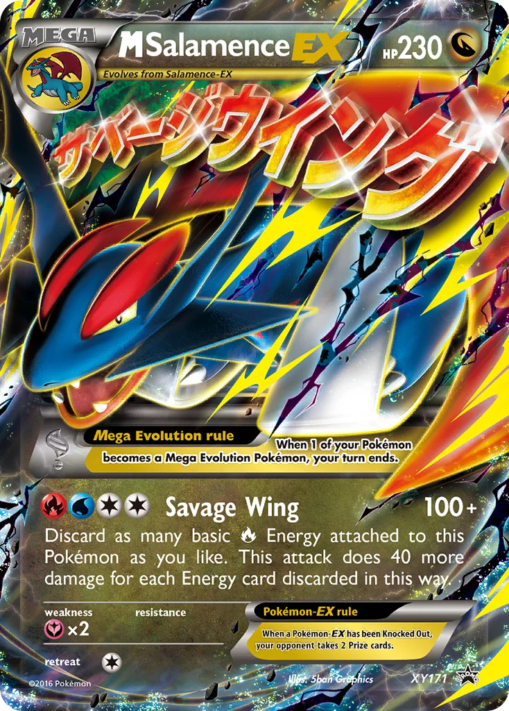 M Salamence-EX · XY Black Star Promos