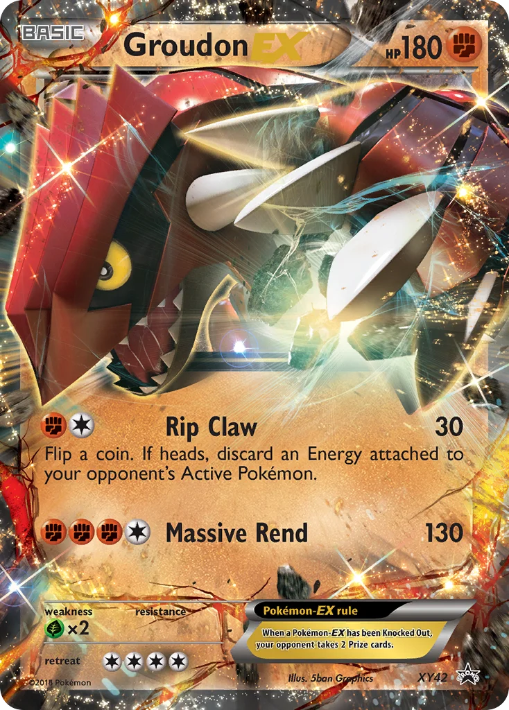 Groudon-EX · XY Black Star Promos