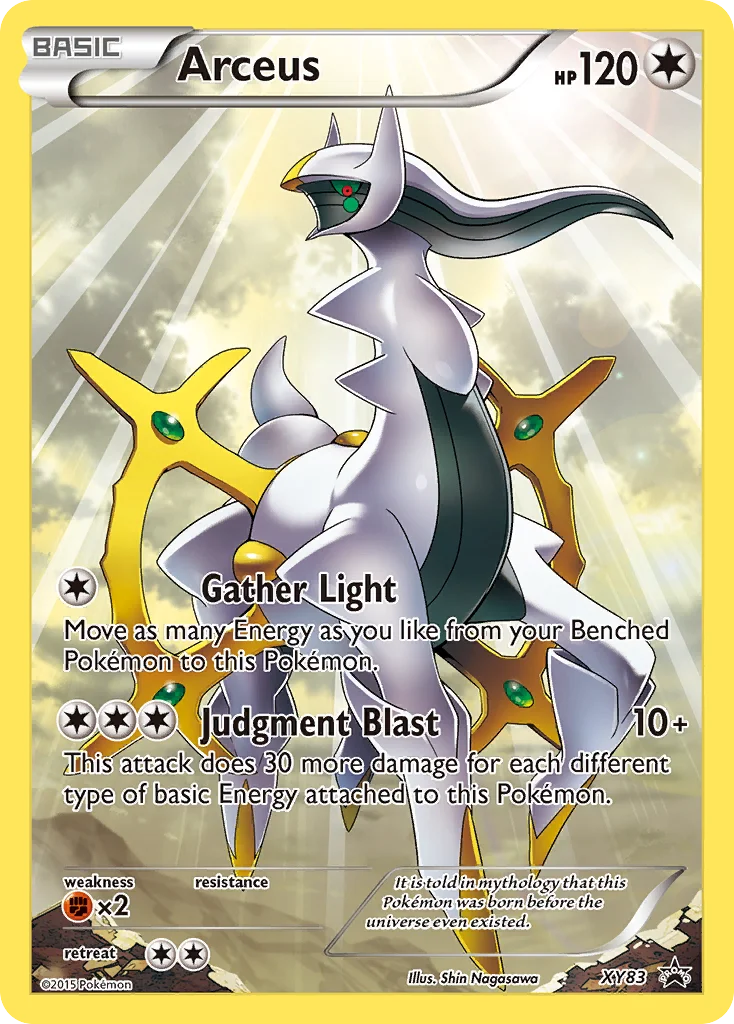 Arceus · XY Black Star Promos