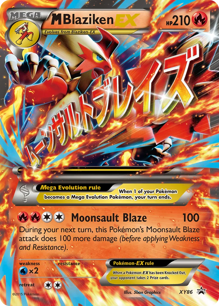 M Blaziken-EX · XY Black Star Promos