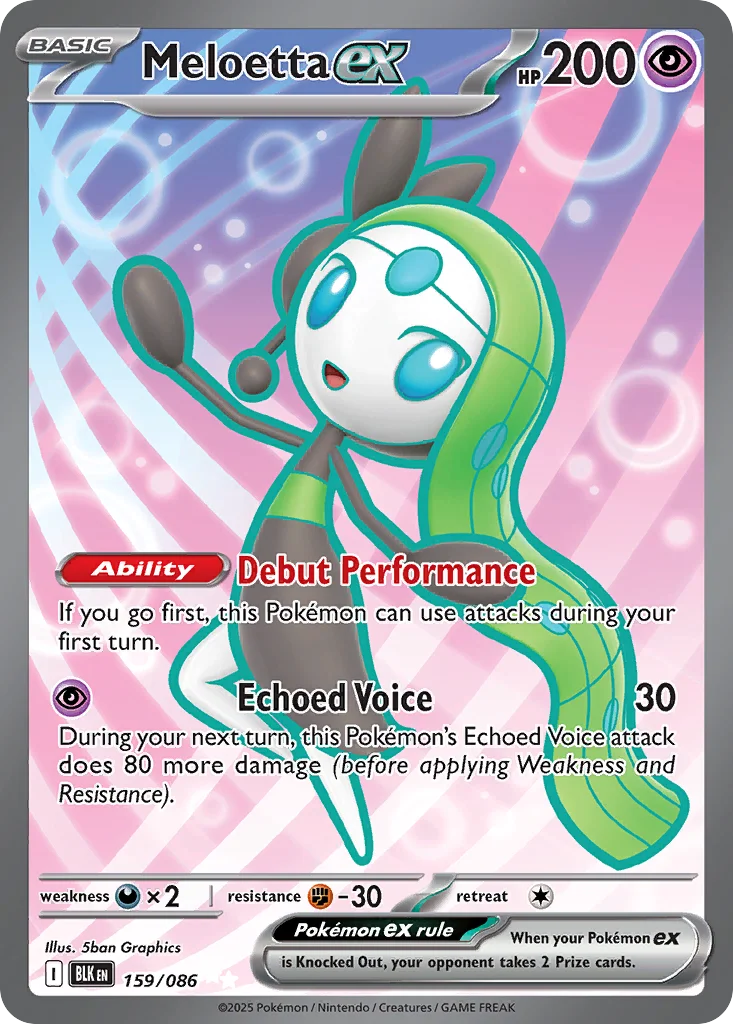 Meloetta ex · Black Bolt