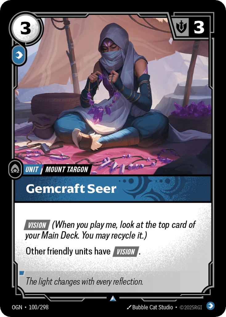 Gemcraft Seer · Origins