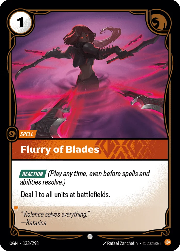 Flurry Of Blades · Origins