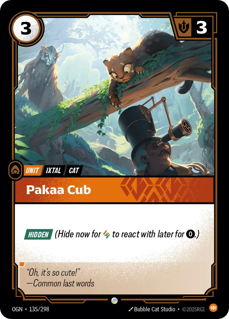 Pakaa Cub · Origins