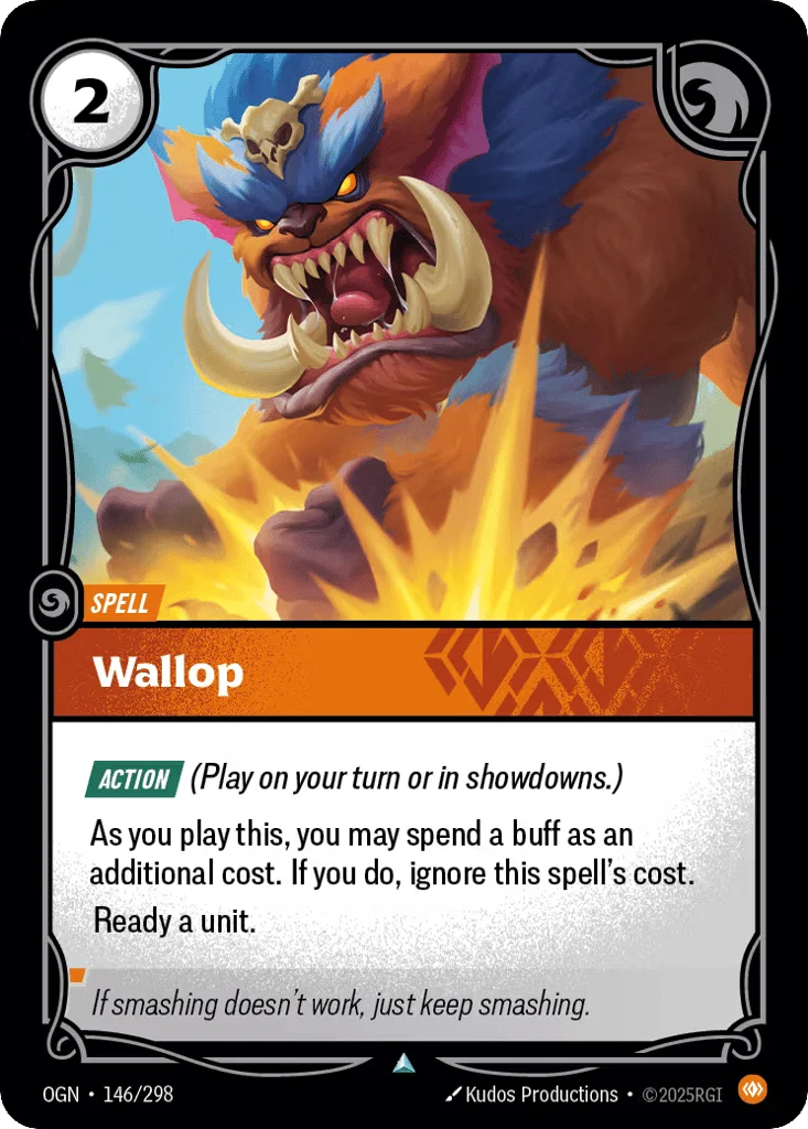 Wallop · Origins