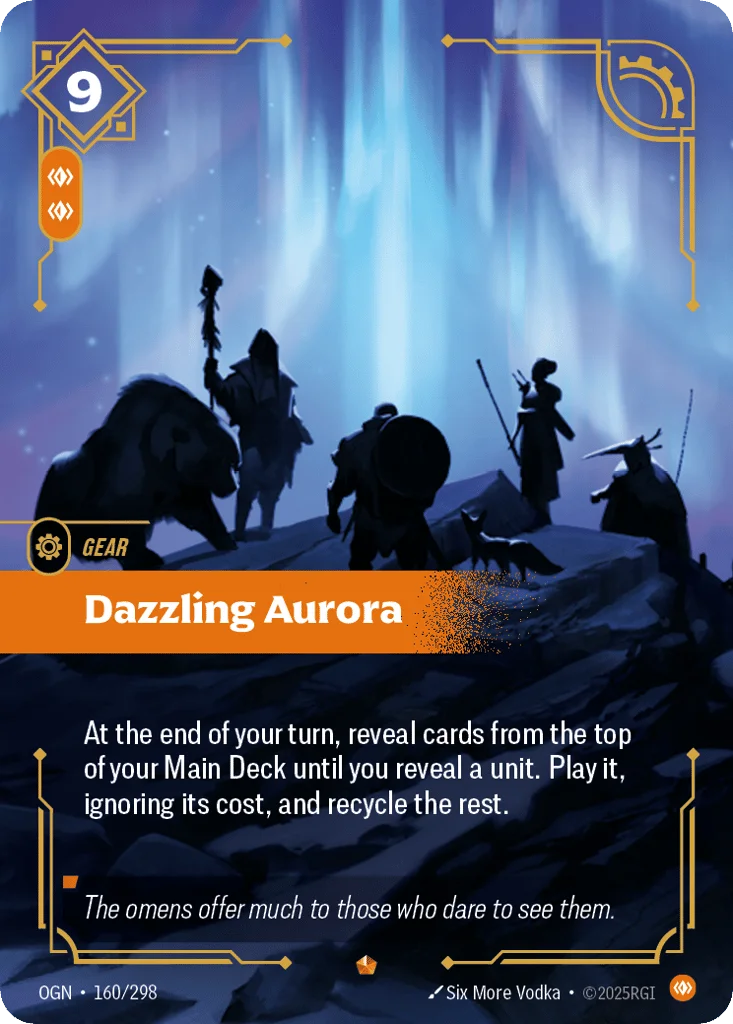 Dazzling Aurora · Origins
