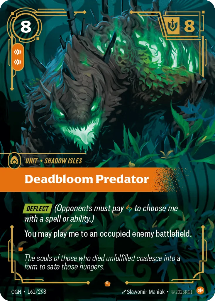 Deadbloom Predator · Origins