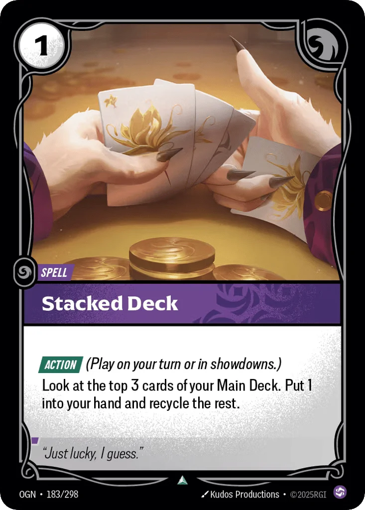 Stacked Deck · Origins
