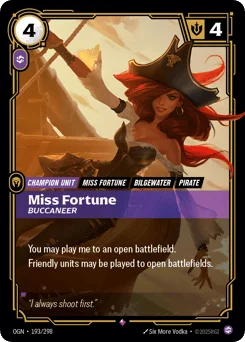 Miss Fortune, Buccaneer