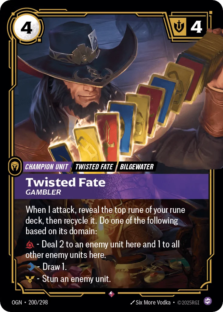 Twisted Fate, Gambler · Origins