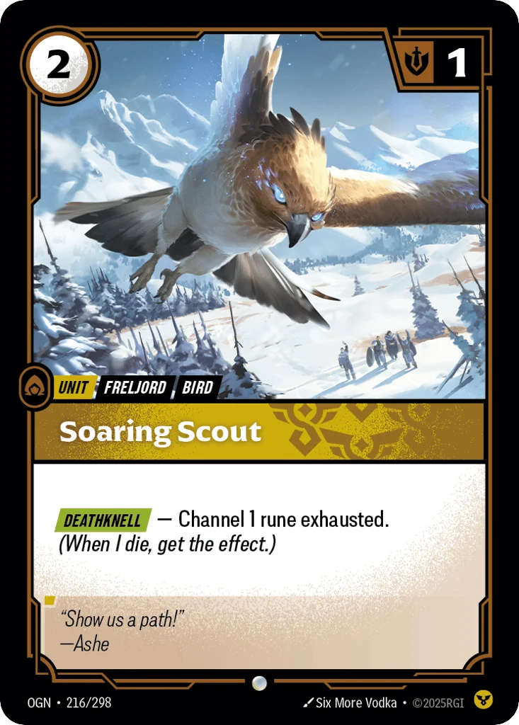 Soaring Scout · Origins