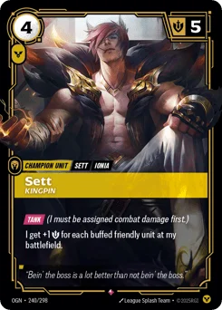 Sett, Kingpin