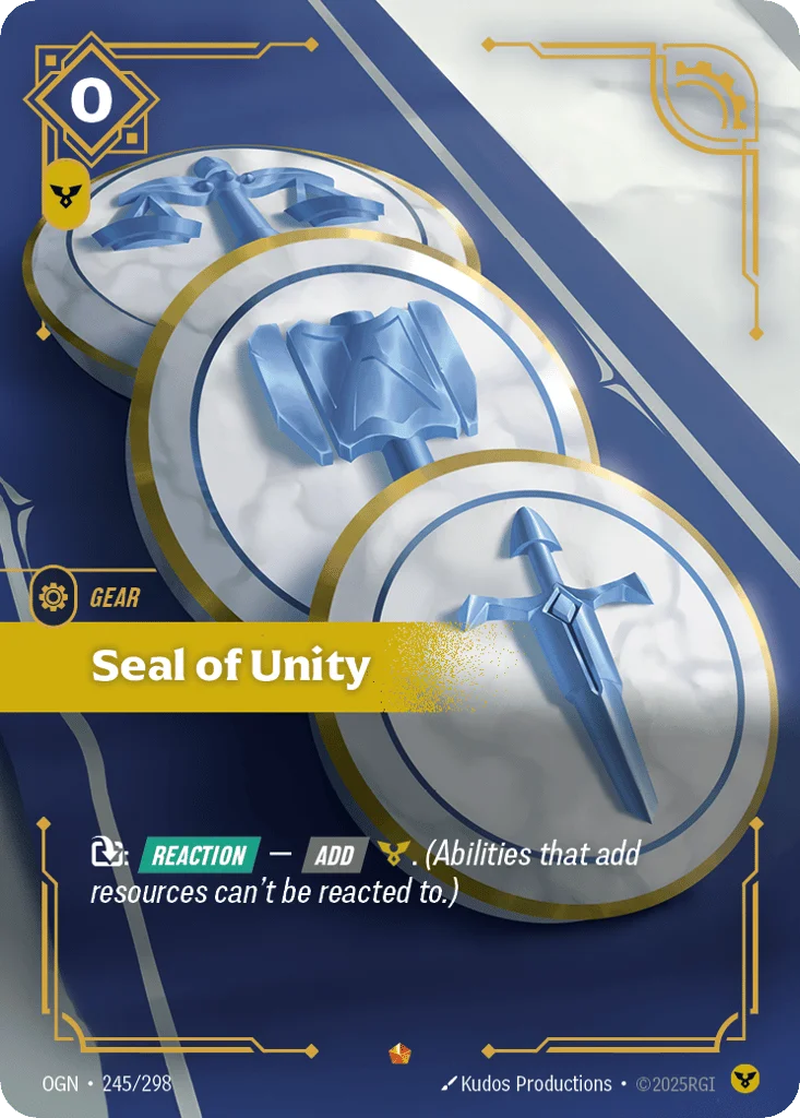 Seal Of Unity · Origins