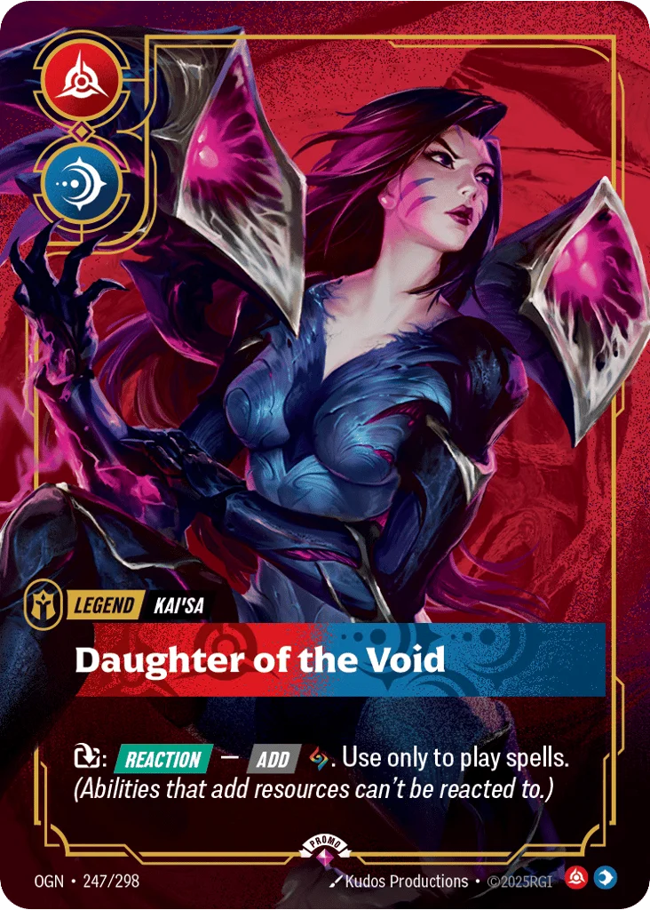 Daughter Of The Void · Origins