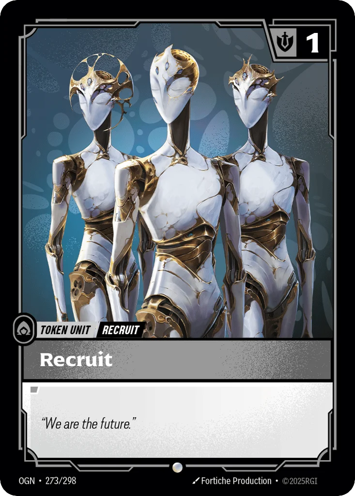 Recruit (zn) · Origins