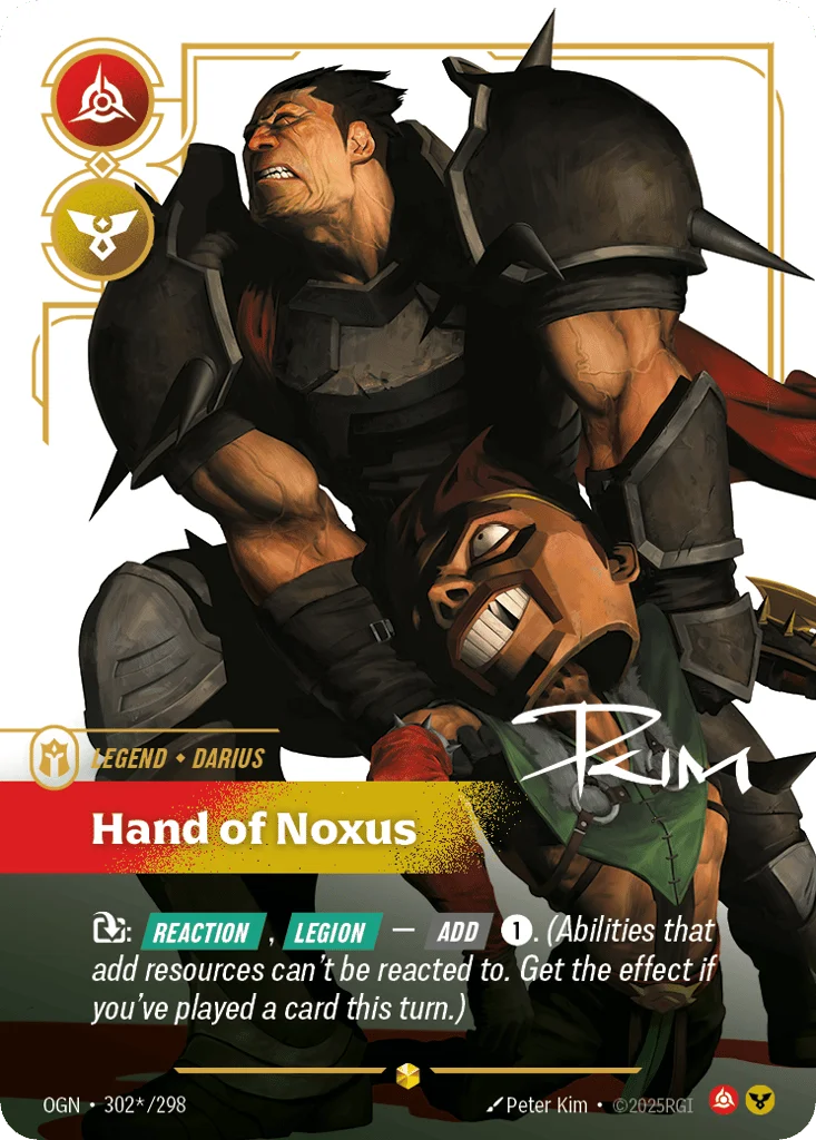 Hand Of Noxus · Origins